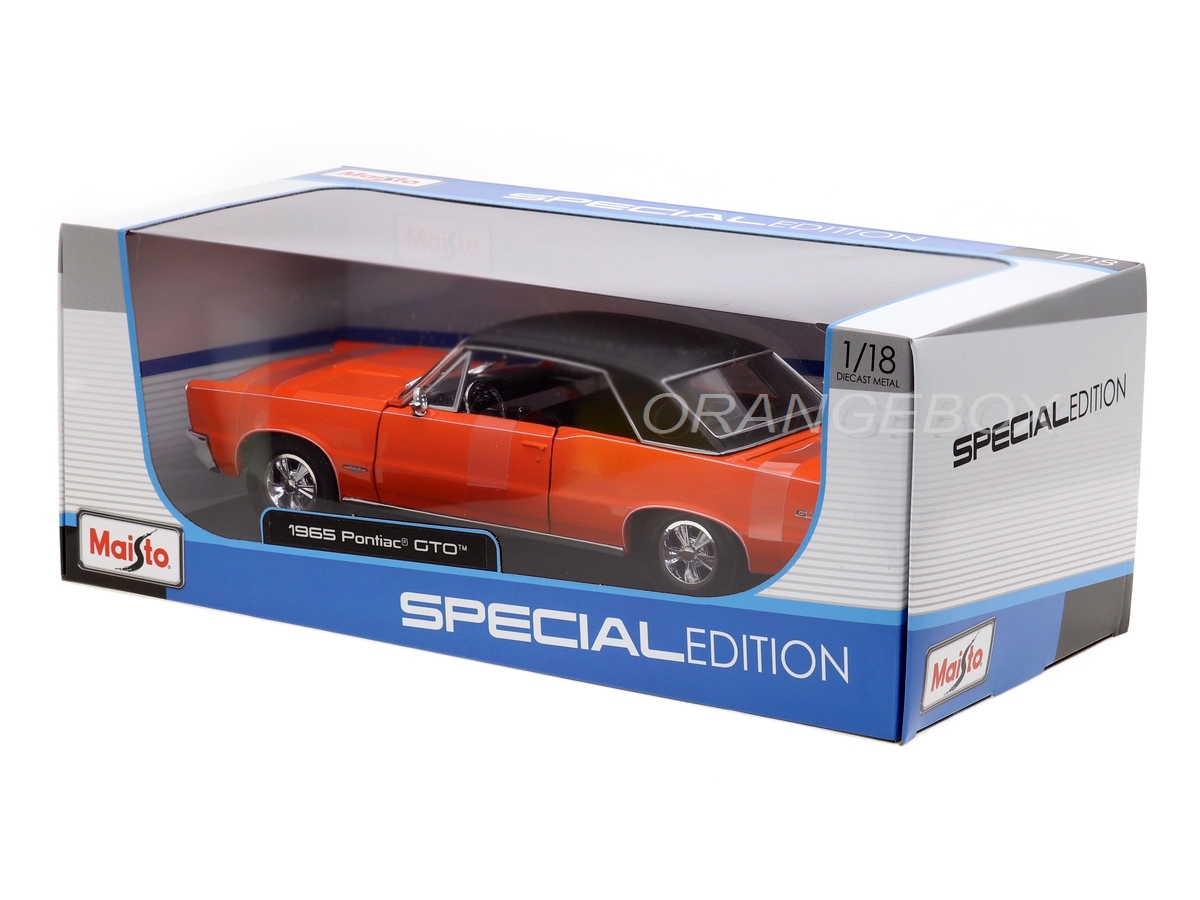 Pontiac GTO 1965 Hurst Maisto 1:18 Laranja - 19 anos! Loja on-line